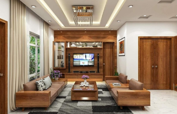 Nội Thất Phòng Khách Tân Cổ Điển