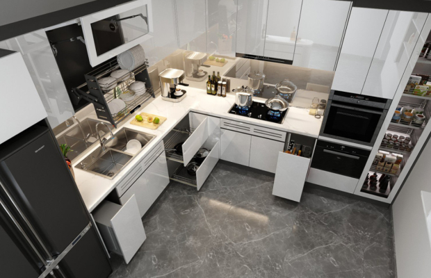 Tủ Bếp Thông Minh