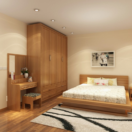 Nội Thất Phòng Ngủ Full Gỗ